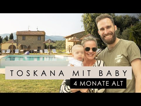 Toskana Urlaub zum ersten Mal mit Baby - Travel Vlog