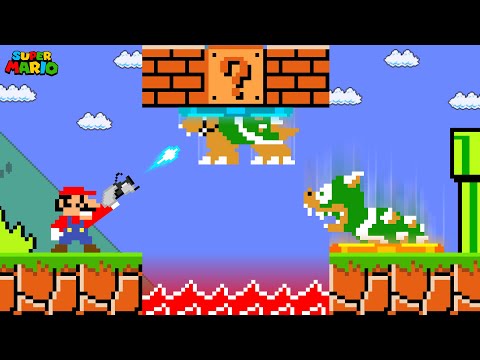 If Mario Using PORTALS GUN To Prank Everything in Super Mario Bros.