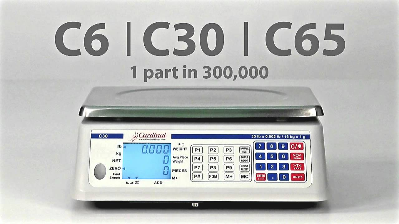 C Series Counting Scales - Demo Video