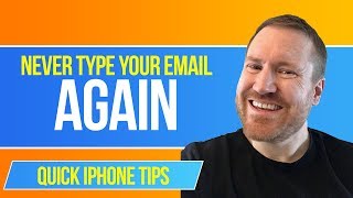 How to avoid typing long email addresses on your iphone or ipad ever again