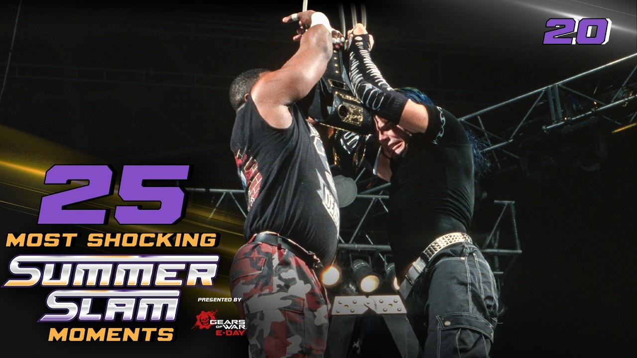 Hardys, Dudleys and Edge & Christian fight in first TLC Match: 25 Most Shocking SummerSlam Moments