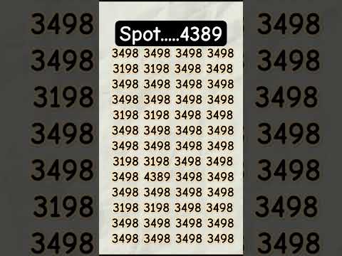 Can' You Identify this number Game 4389 In 5 Second 😱#shorts #numbersgame #youtubeshorts #iqtes