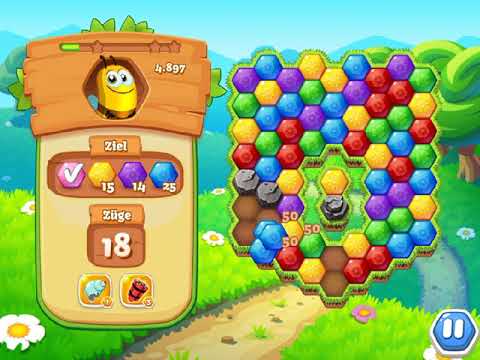 Bee Brilliant Blast 66 - No Boosters (by match3news.com)