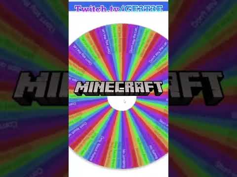GE3T3E - MINECRAFT BUT THE WHEEL CHOOSES MY FATE! I Can’t Touch Green 💚