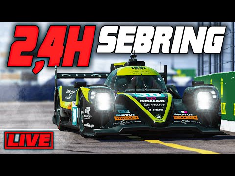 Komplette Multiclass Eskalation auf Sebring! | 2,4H Sebring LEMANS ULTIMATE | Mabix LIVE