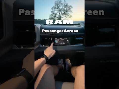 RAM’s New Passenger Screen! 2025 1500 Tungsten