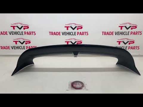 Fits VW Golf MK8 R 2020- Roof Boot Lip Spoiler 'CS Sport' Gloss Black video