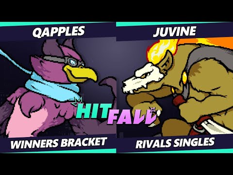 Hitfall 2023 - Qapples (Wrastor) Vs. Juvine (Forsburn) Rivals of Aether - RoA