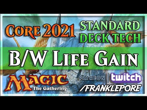 (MTG Arena) Core Set 2021 Standard Deck Tech: B/W Life Gain
