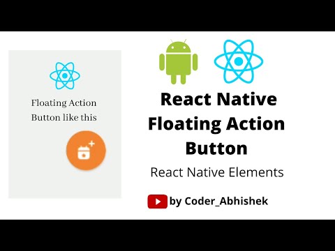 React Native Tutorial Floating Action Button React Native Animated React Native Element 2022 23