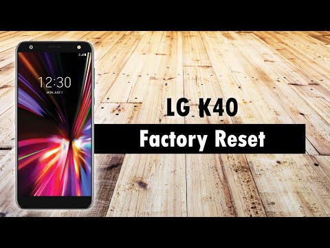 LG K40 How to Reset Back to Factory Settings
