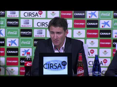 Rueda de prensa de Philippe Montanier después del Real Betis - Real Sociedad (2-0)