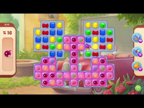 Homescapes 849 Level - 18 moves - NO BooSTERS