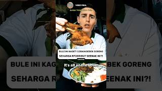 Download lagu THIS FOREIGNER WAS SHOCKED! FRIED DUCK FOR RP20,000 TASTES SO GOOD?! mp3