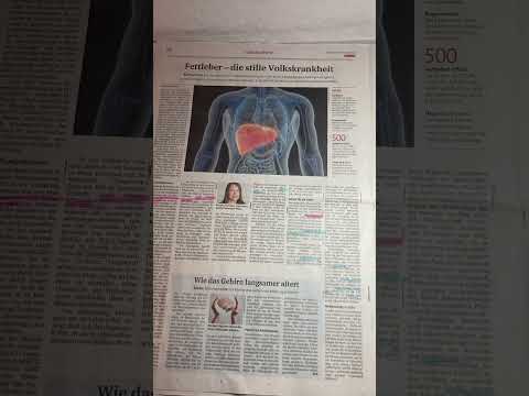 FETTLEBER 🩻 #pressespiegel #fettleber #kurier #ernährung #gesundheit #health