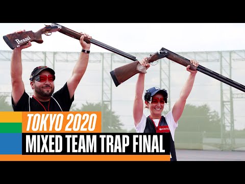 Shooting Mixed Team Trap Final | Tokyo Replays
