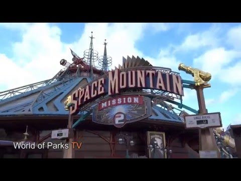 Space Mountain Mission 2 en Disneyland Paris, video on-ride
