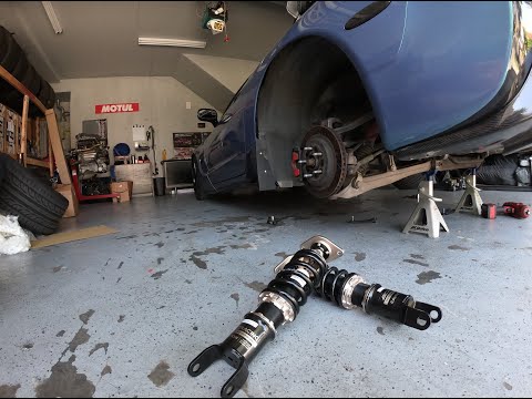 BC RACING COILOVER INSTALL ON MIKE MYKE'S VETTE!! CROOKED CROWN MOTORSPORTS
