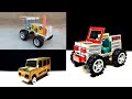 3 Amazing DIY Toys Tractor Jeep Scorpio Car Amazing Matchbox Crafts At Home Cardboard