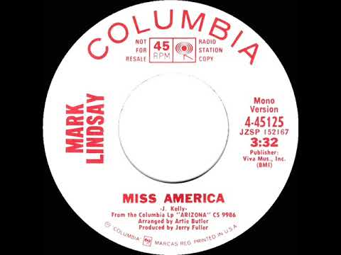 1970 Mark  Lindsay - Miss America (mono radio promo 45)