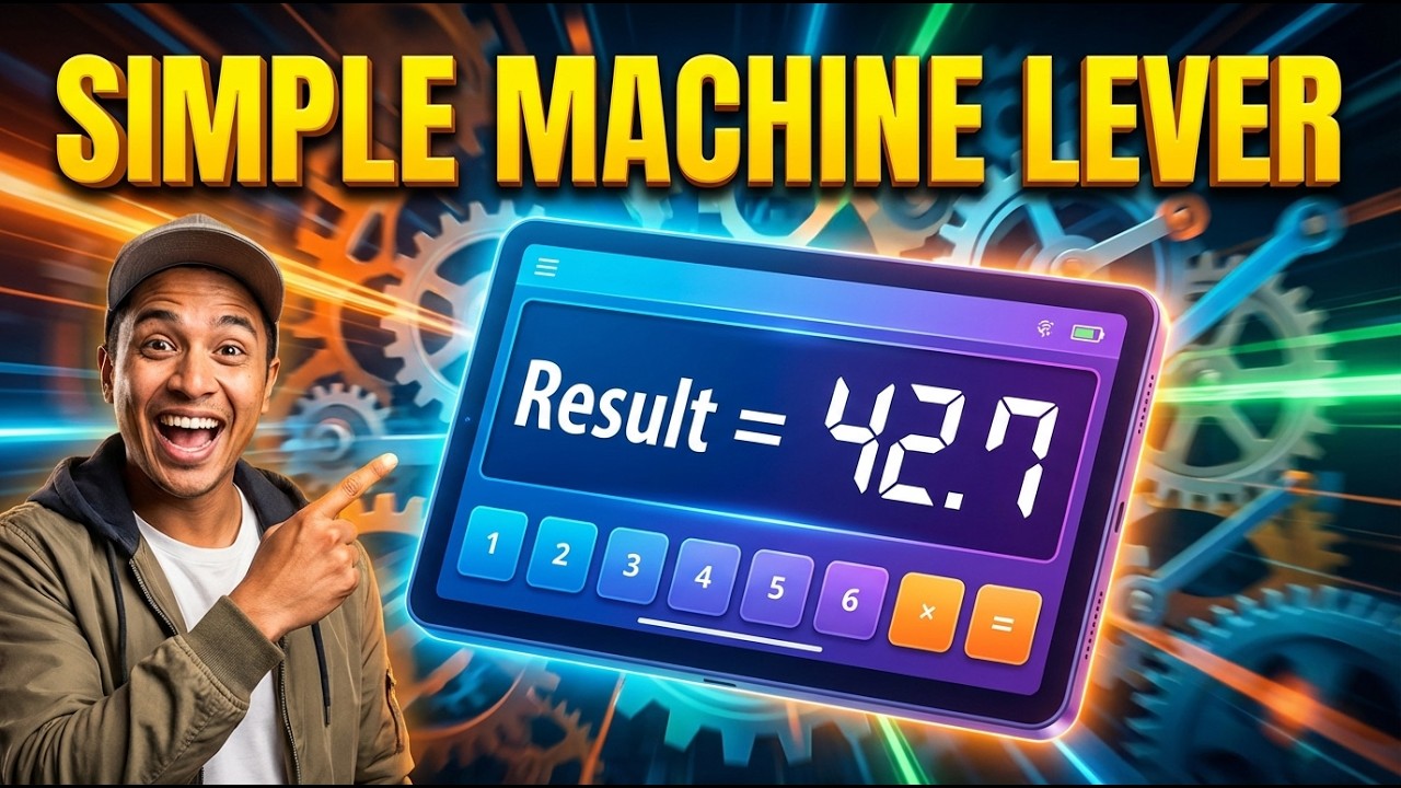 Simple Machine Lever Interactive Calculator