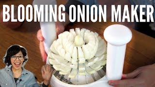 Great American Steakhouse ONION MAKER Product TEST | Emmy Gets New Glasses