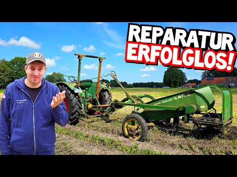 Harvester broken! | Economical total loss for potato harvester | EUROTRAC HE26 SR | Mr. Moto
