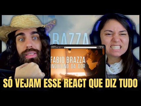 Inquilino da Dor (Clipe Oficial) - Fabio Brazza [Prod. WEY e Paiva] - React Lucas Meira feat Carol