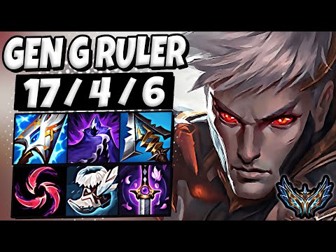 Varus vs Ezreal ADC [ Gen.G Ruler ] Patch 25.4 Korea Challenger ✅