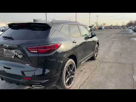 2025 Chevrolet Blazer RS AWD in Black for sale at Lally Chevrolet Ltd. in Tilbury, ON