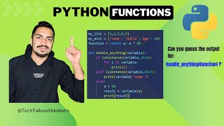 #3 Basics of Python for Beginners | Python Functions