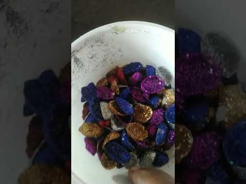 Making a flower in pista shell