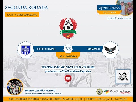 Segunda rodada copa RGF society 2021 - Atlético divino x Diamante