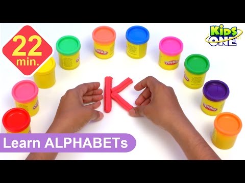 Play and Learn ALPHABETS with Play Doh for Children | Play-doh ABC for Kids