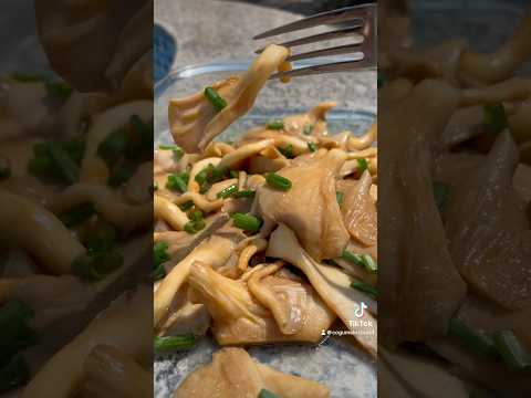 Shimeji na manteiga #comidasaudavel #cogumelos #comidavegana