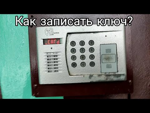 Как записать ключ на домофон СМД (Строй Мастер Домофон)?