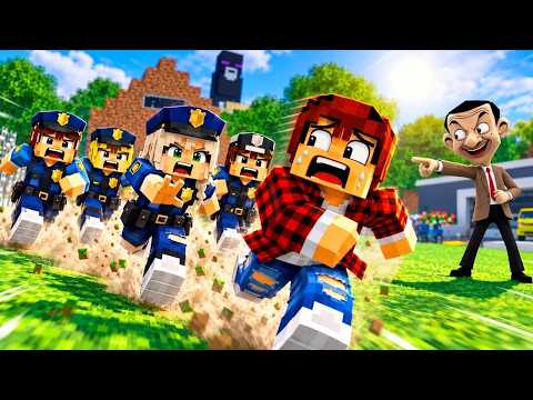 ماين كرافت لكن عبوسي وكعبول وجيجي صاروا شرطة وطاردوني 😱😨 #فلم_ماين_كرافت