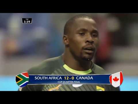 (HD) Vancouver 7s Cup Quarter Final | South Africa v Canada | Full Match Highlights | Sevens