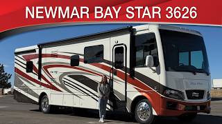 A preview image of the linked video showcasing 2022 Newmar Bay Star 3626
