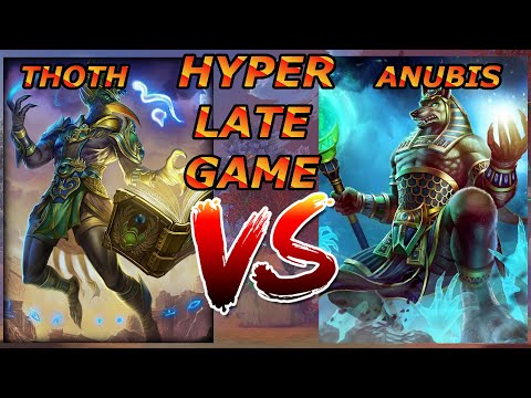 THOTH VS ANUBIS HYPER LATE GAME, WHO WINS? - Masters Ranked 1v1 Duel - SMITE
