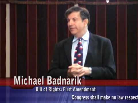1st Amendment (pt.1) - Michael Badnarik Bill of Rights Class