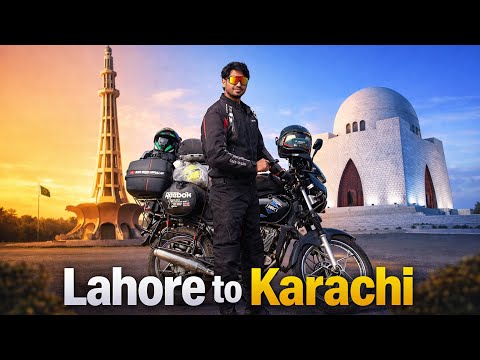 Lahore to Karachi on Bike | 3 Days, 1,250 km Through Fog, Multan, Sukkur & M9 Motorway