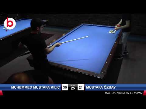 MUHEMMED MUSTAFA KILIÇ & MUSTAFA ÖZBAY Bilardo Maçı - MALTEPE ARENA ZAFER KUPASI 2022-2.TUR