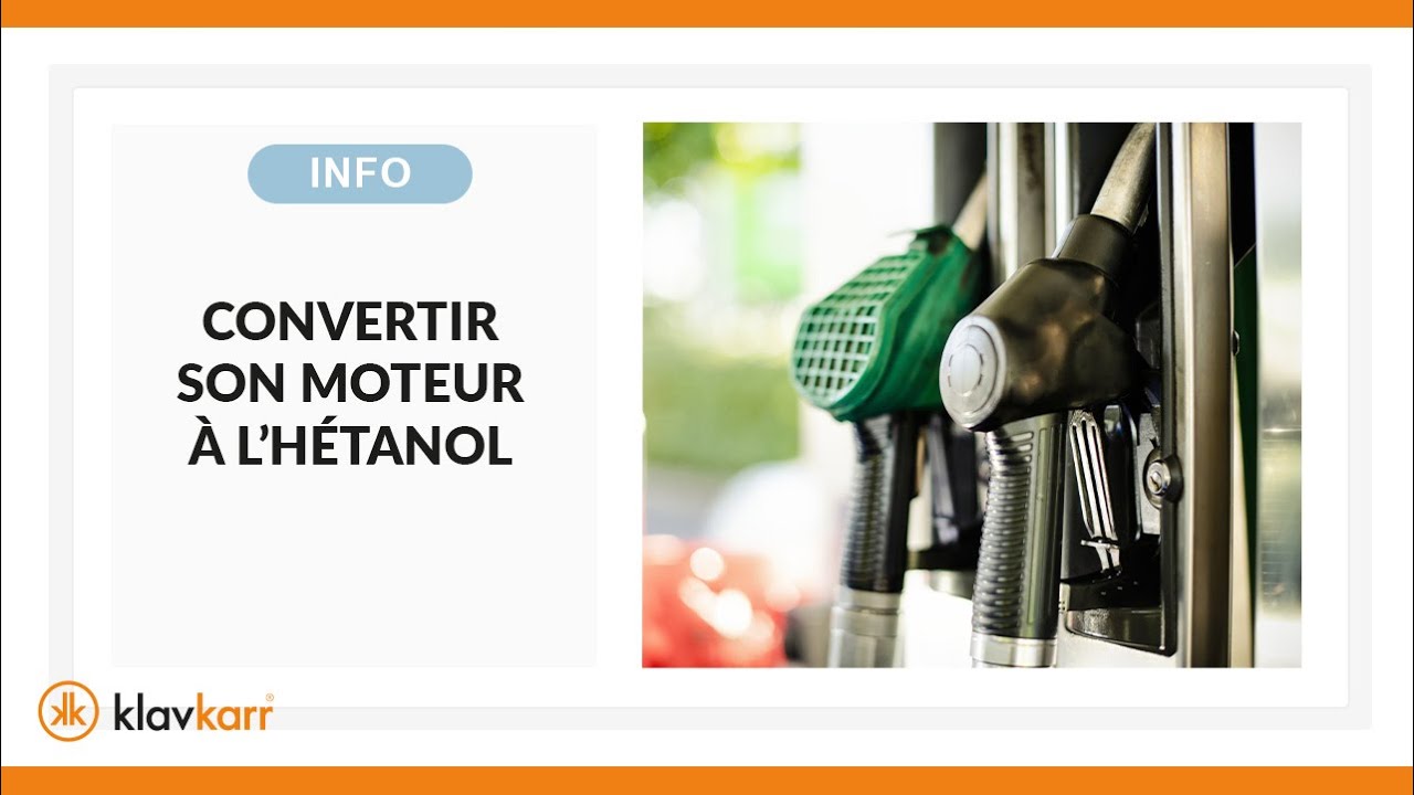 [INFO] Comment convertir son moteur à l'éthanol ?
