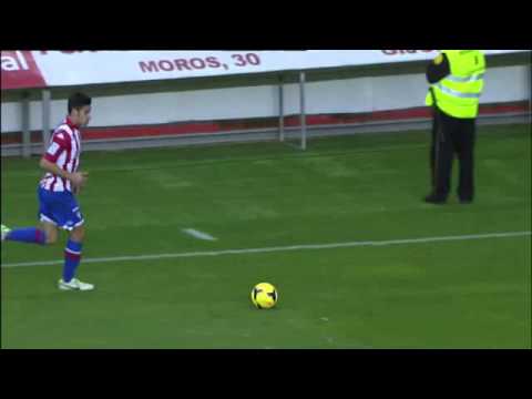 Gol Scepovic [2-0]: Jª18 Real Sporting - CD Mirandés (narración Luis Eduardo García)