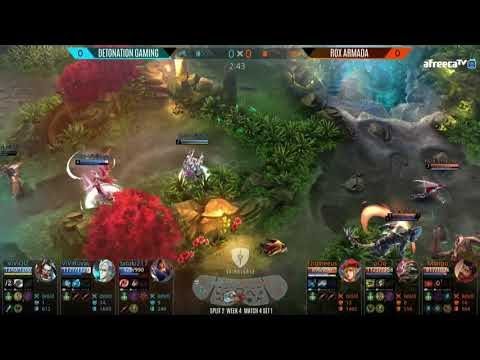 DETONATION GAMING vs ROX ARMADA GAME 1- Vainglory 8 EA | Split 2 - Week 4