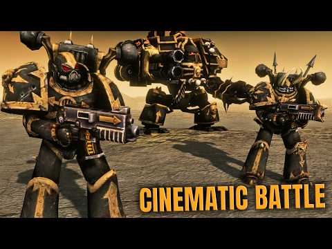 CHAOS UNLEASHED | Black Legion vs Eldar | Men of War: Warhammer 40k Mod (4K, Cinematic)