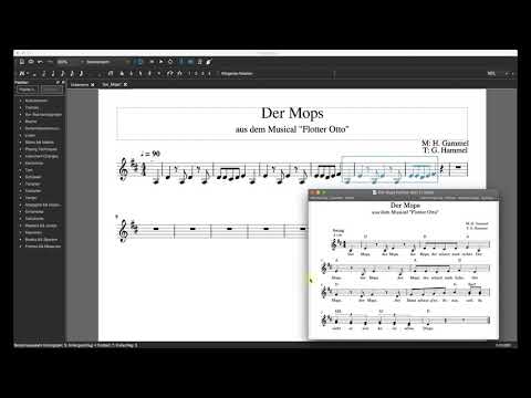 musescore 4 - Intervalle, Ntolen, Notenbearbeitung