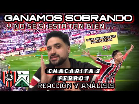 ANÁLISIS Y REACCIÓN DE CHACARITA 3 - FERRO 1 / “ESTE TORNEO ES INSOPORTABLE”