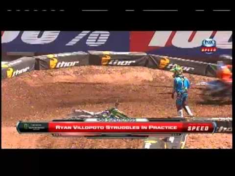 Ryan Villopoto CRASHES twice in practice